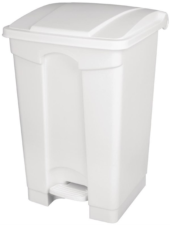  Jantex Poubelle de cuisine &agrave; p&eacute;dale blanche 45L 