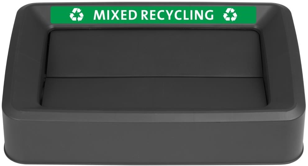  Jantex Couvercle noir pour poubelles Slim 60/80L 