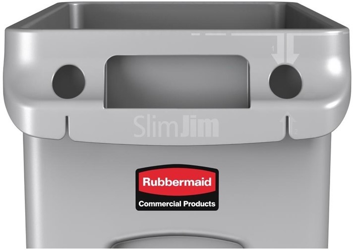  Rubbermaid Collecteur Slim Jim 60L 
