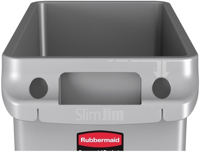  Rubbermaid Collecteur Slim Jim 60L 