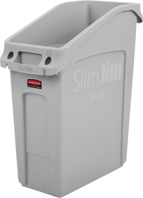  Rubbermaid Conteneur sous-comptoir Slim Jim gris 49L 