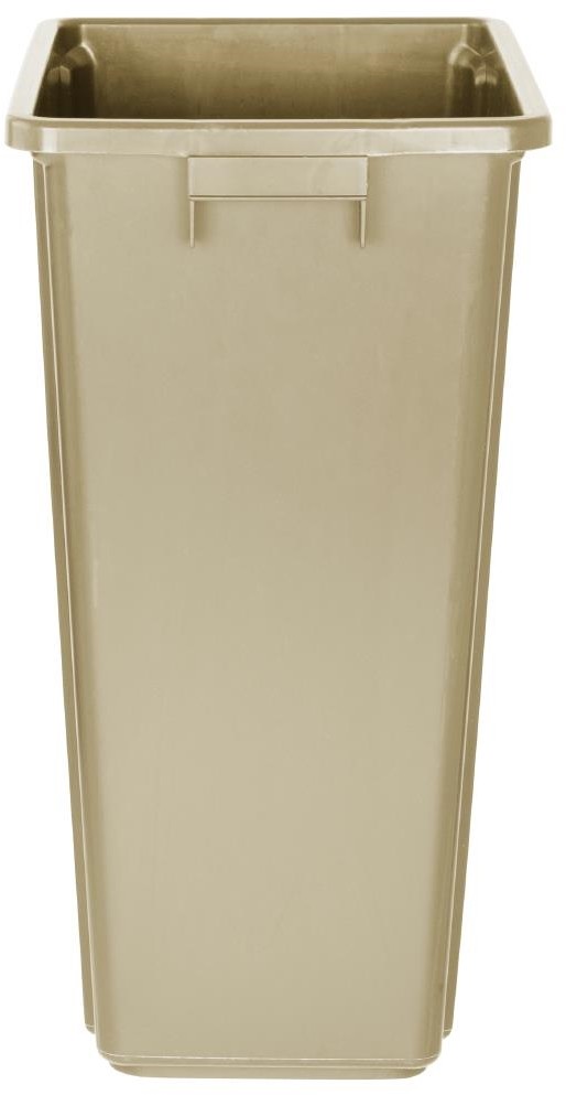  Jantex Poubelle Slim beige 60L 