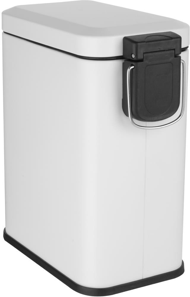  Jantex Poubelle de salle de bain slim blanche 5L 