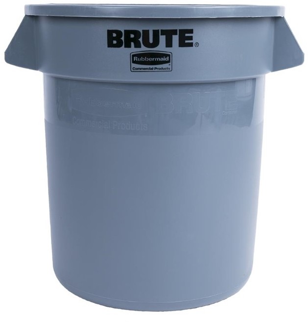  Rubbermaid Collecteur Brute gris 37,9L 