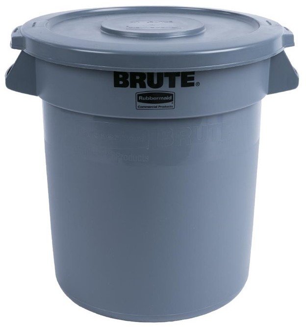  Rubbermaid Collecteur Brute gris 37,9L 