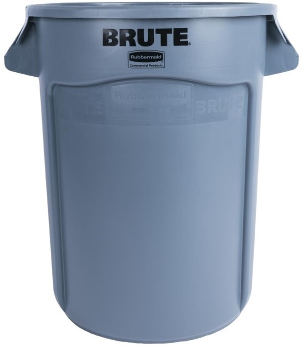  Rubbermaid Collecteur Brute gris 121,1L 