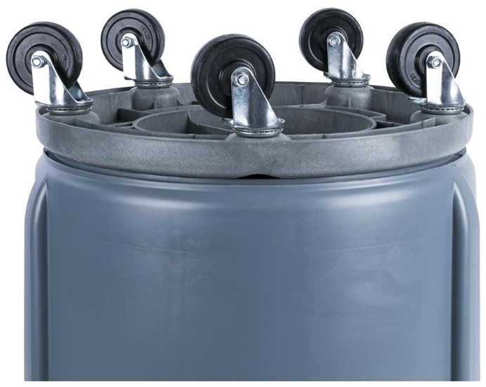  Rubbermaid Collecteur Brute gris 121,1L 