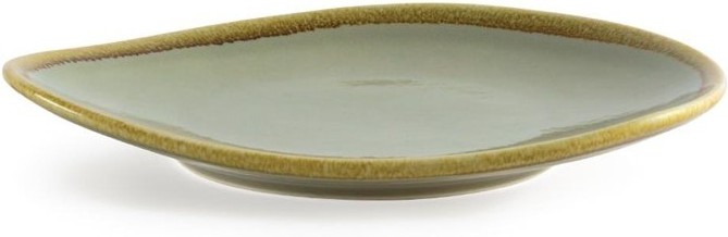  Olympia Assiette triangulaire couleur mousse Kiln 230mm 