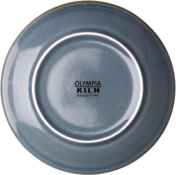  Olympia Assiettes plates rondes couleur océan Kiln 178mm lot de 6 