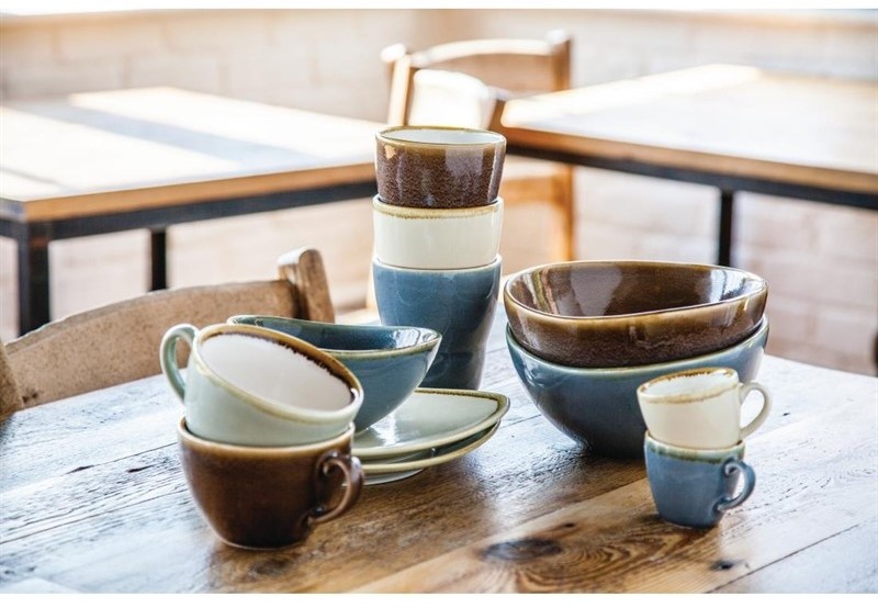  Olympia Tasse &agrave; espresso couleur oc&eacute;an Kiln 85ml 
