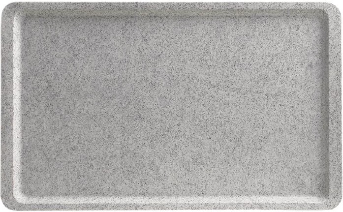  Cambro Plateau lisse en polyester Versa 530 x 325mm granit 