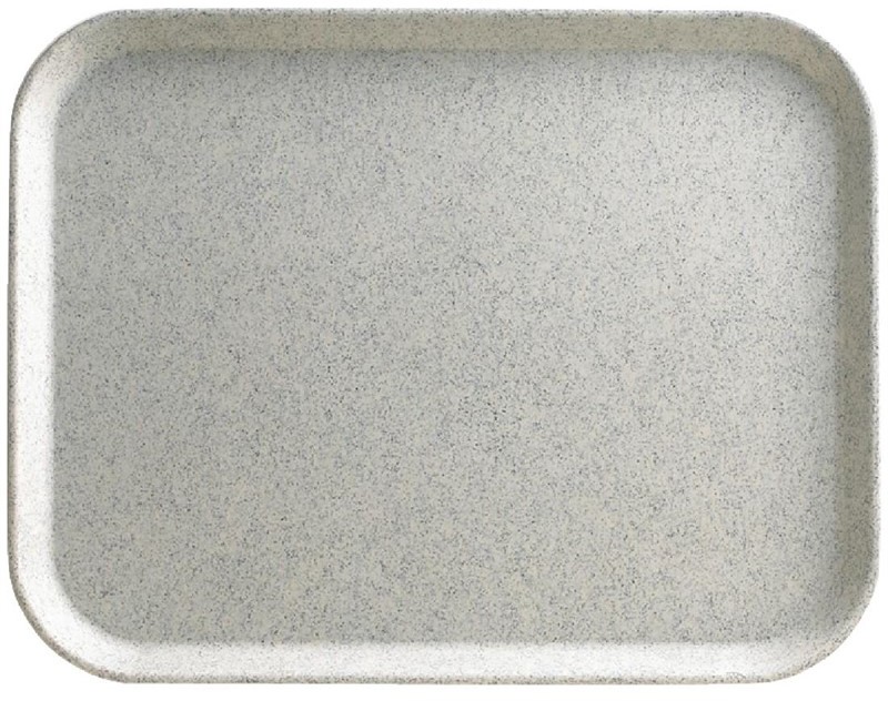  Cambro Plateau en polyester Versalite gris mouchet&eacute; 430mm 