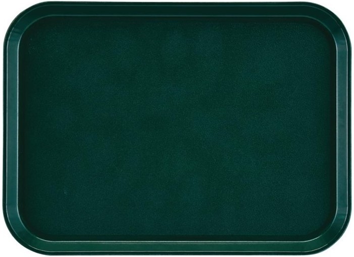  Cambro Plateau rectangulaire antid&eacute;rapant en fibre de verre EpicTread vert 35 cm 