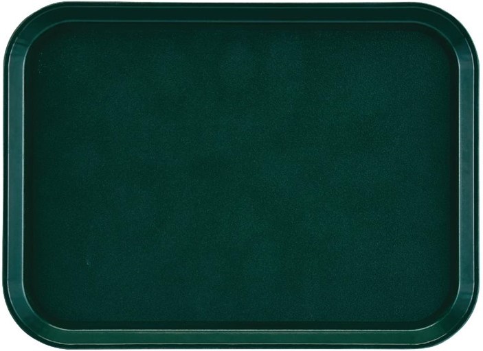  Cambro Plateau rectangulaire antid&eacute;rapant en fibre de verre EpicTread vert 35 cm 
