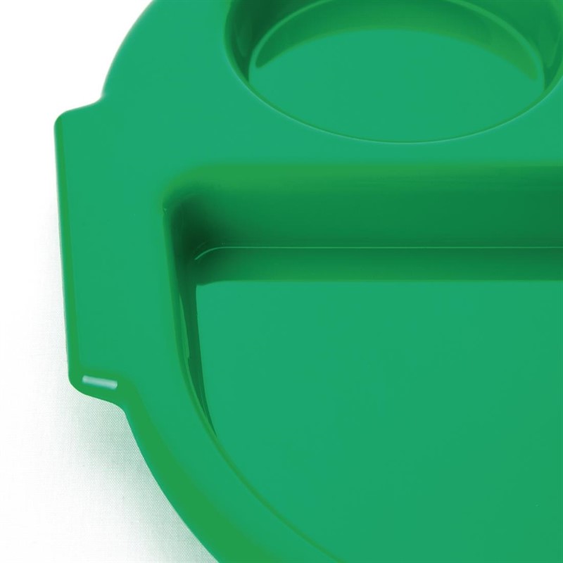  Olympia Petits plateaux repas &agrave; compartiments en polycarbonate Kristallon 322mm 