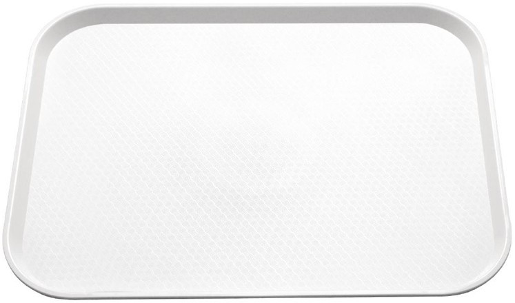  Kristallon Plateau fast food en plastique blanc 345 x 265mm 