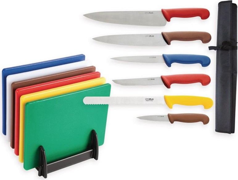  Hygiplas OFFRE SP&Eacute;CIALE Ensemble de d&eacute;coupe &agrave; code couleur Hygiplas 