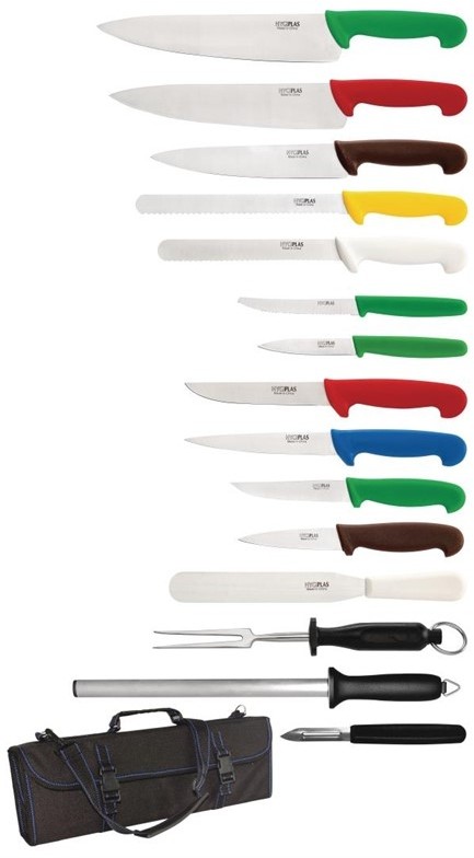  Hygiplas Ensemble de couteaux 15 pi&egrave;ces Hygiplas 