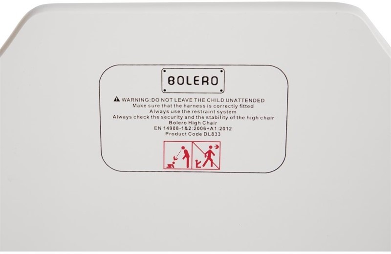  Bolero Chaise haute en bois blanche Bolero 