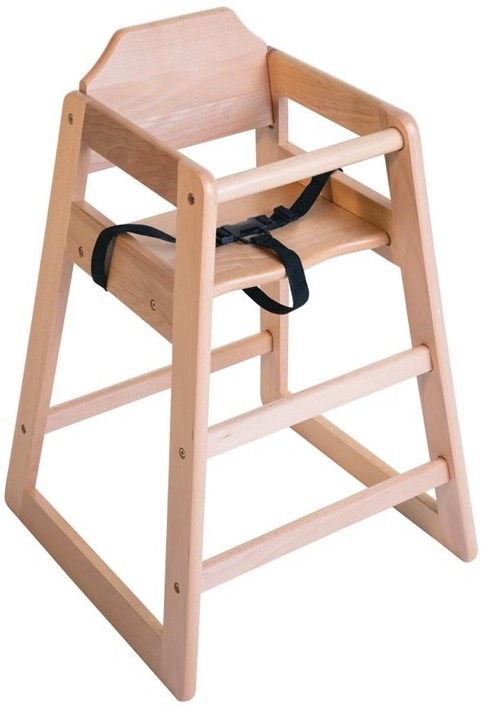  Bolero Chaise haute en bois finition naturelle 