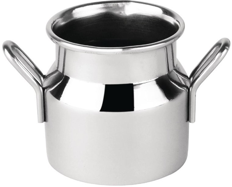  Olympia Mini bidon &agrave; lait inox petite taille 