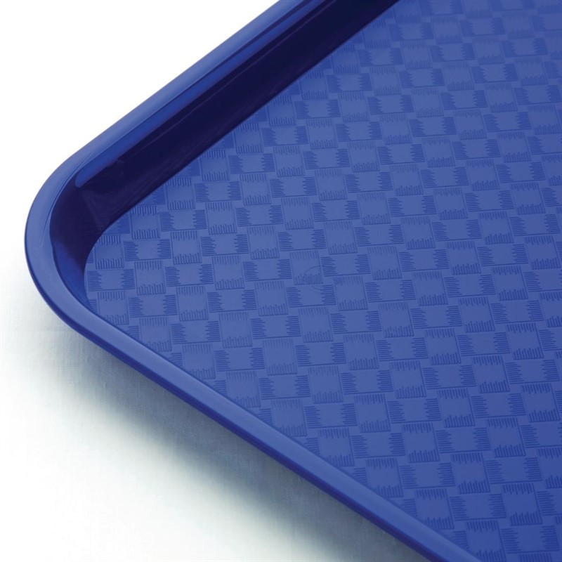  Kristallon Plateau fast food en plastique bleu 
