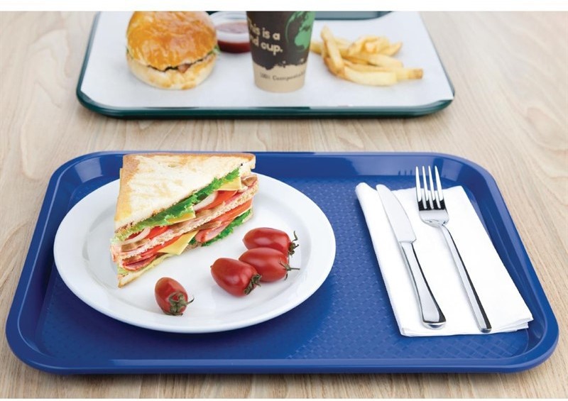  Kristallon Plateau self-service 305 x 415mm bleu 