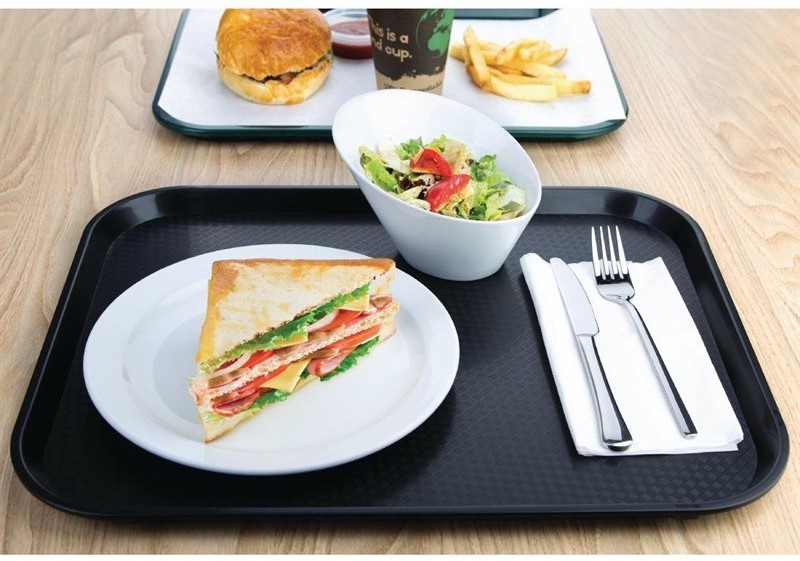 Kristallon Plateau self-service noir 450 x 350mm 