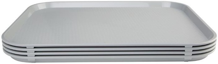  Kristallon Plateau self-service gris 350 x 450mm 