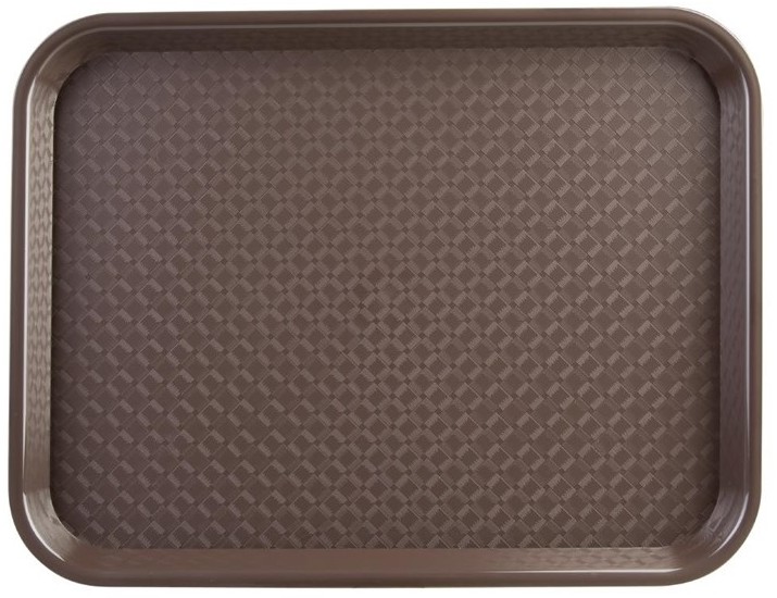 Kristallon Plateau self-service marron 450 x 350mm 