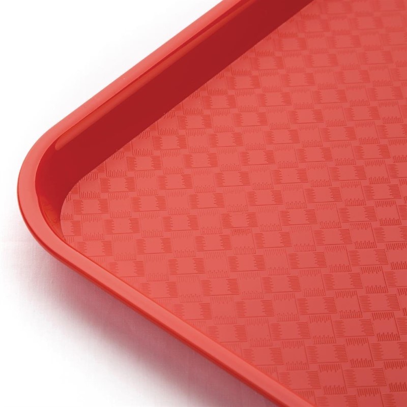  Kristallon Plateau self-service rouge 450 x 350mm 