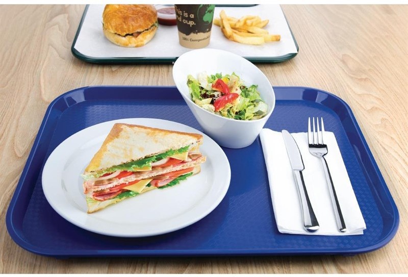  Kristallon Plateau self-service bleu 450 x 350mm 