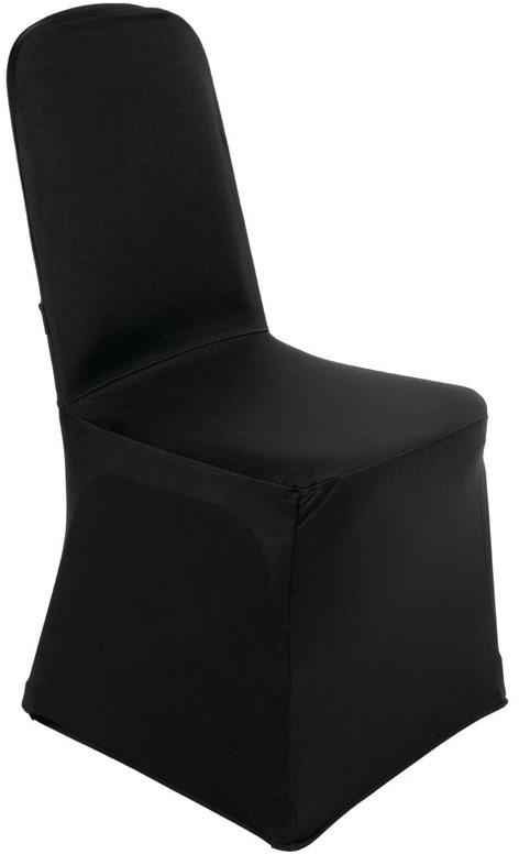  Bolero Housse de chaise de banquet noire 