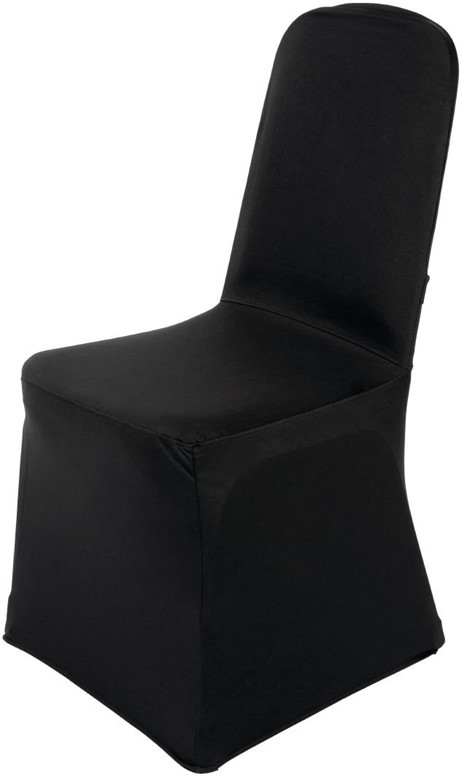  Bolero Housse de chaise de banquet noire 