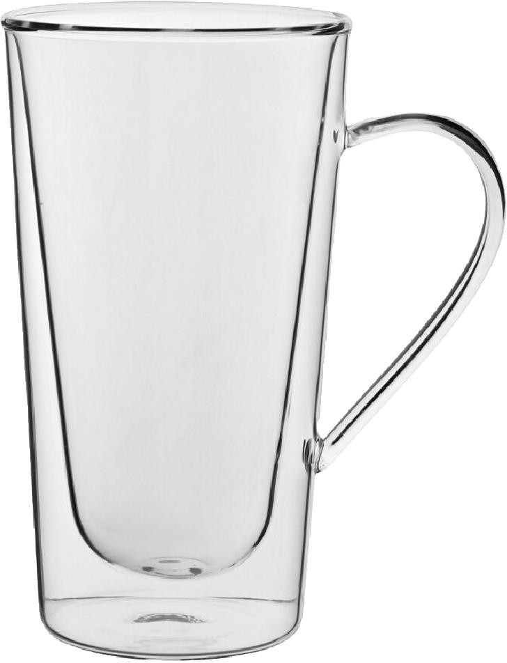  Utopia Verres &agrave; latte double paroi avec anse haute 34cl (lot de 6) 