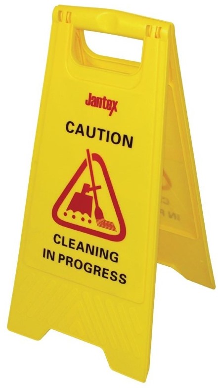  Jantex Panneau de s&eacute;curit&eacute; nettoyage en cours Jantex 