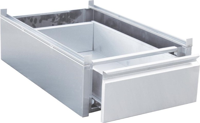  Gastro M Tiroir inox &agrave; monter sur table 450 x 580 x 180mm 