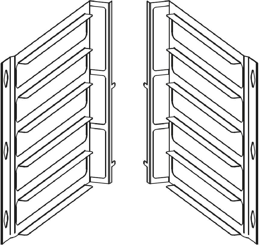  Gastro M Kit &eacute;chelle de transformation format p&acirc;tissier en format GN1/1 pour GR205 