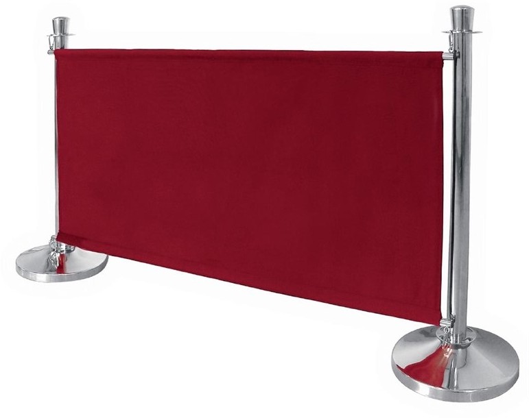  Bolero Barri&egrave;re en toile rouge 