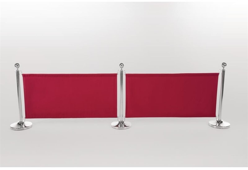  Bolero Barri&egrave;re en toile rouge 