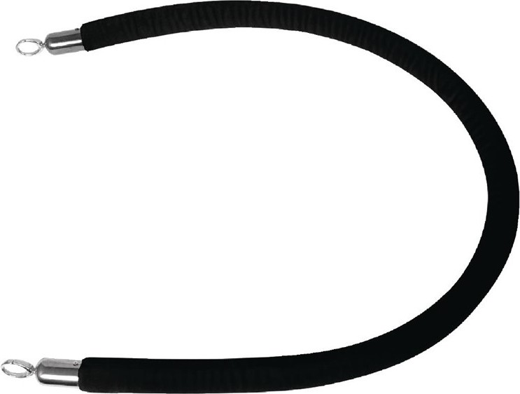  Bolero Cordon d accueil noir 2,5m 