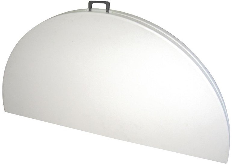  Bolero Table ronde pliable au centre blanche 1530mm 