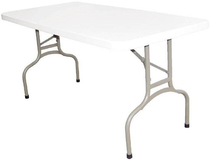  Bolero Table rectangulaire pliante 1520mm 