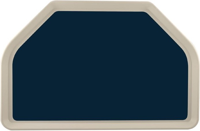  Roltex Plateau de service en polyester Trap&egrave;ze GN 500x325mm bleu 