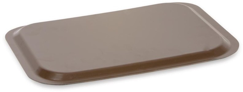  Roltex Plateau de service en polyester Trap&egrave;ze GN 500x325mm rouge 