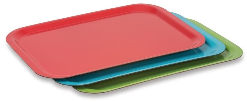  Roltex Plateau de service en m&eacute;lamine Fast Food 375x265mm vert 