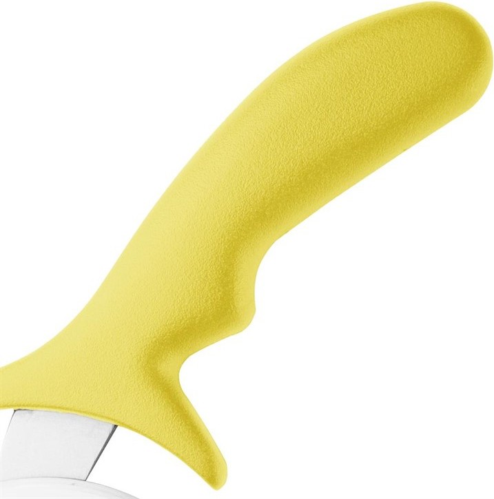  Hygiplas Roulette &agrave; pizza jaune 102 mm 