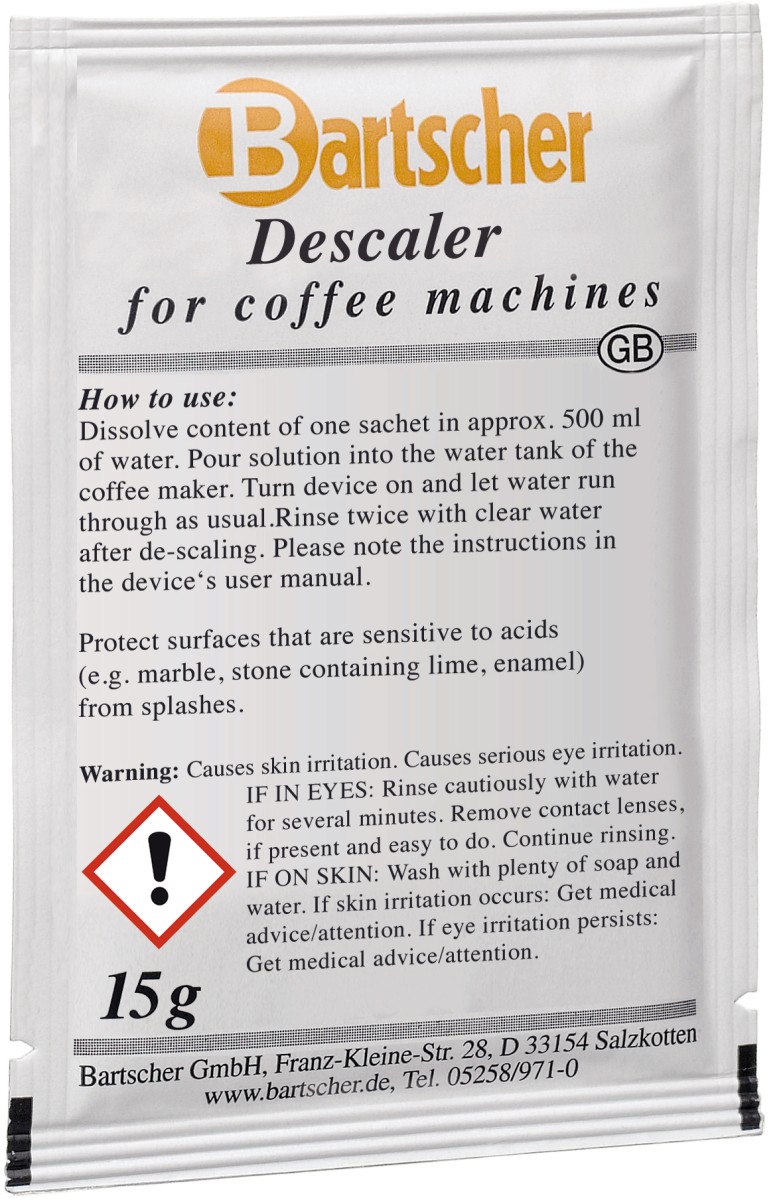  Bartscher Détartrant machine à café, 30x15g 
