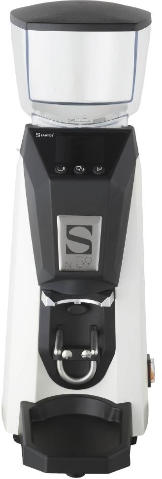  Santos Moulin &agrave; caf&eacute; &agrave; la demande 59WA blanc 